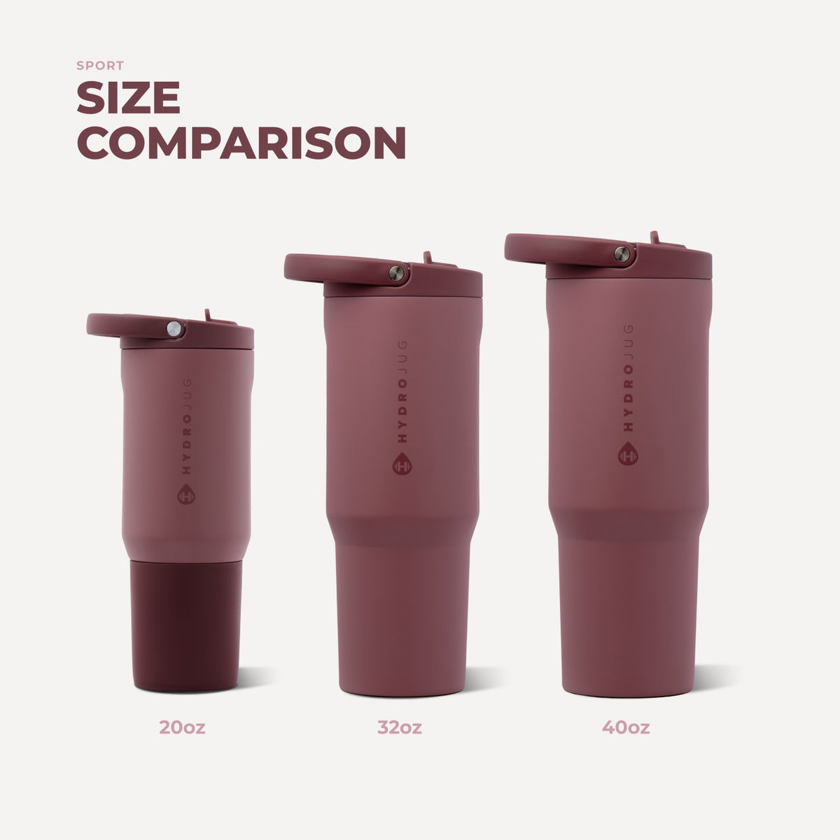 HYDROJUG Value / HydroJug Sport 20oz - Canyon Rose