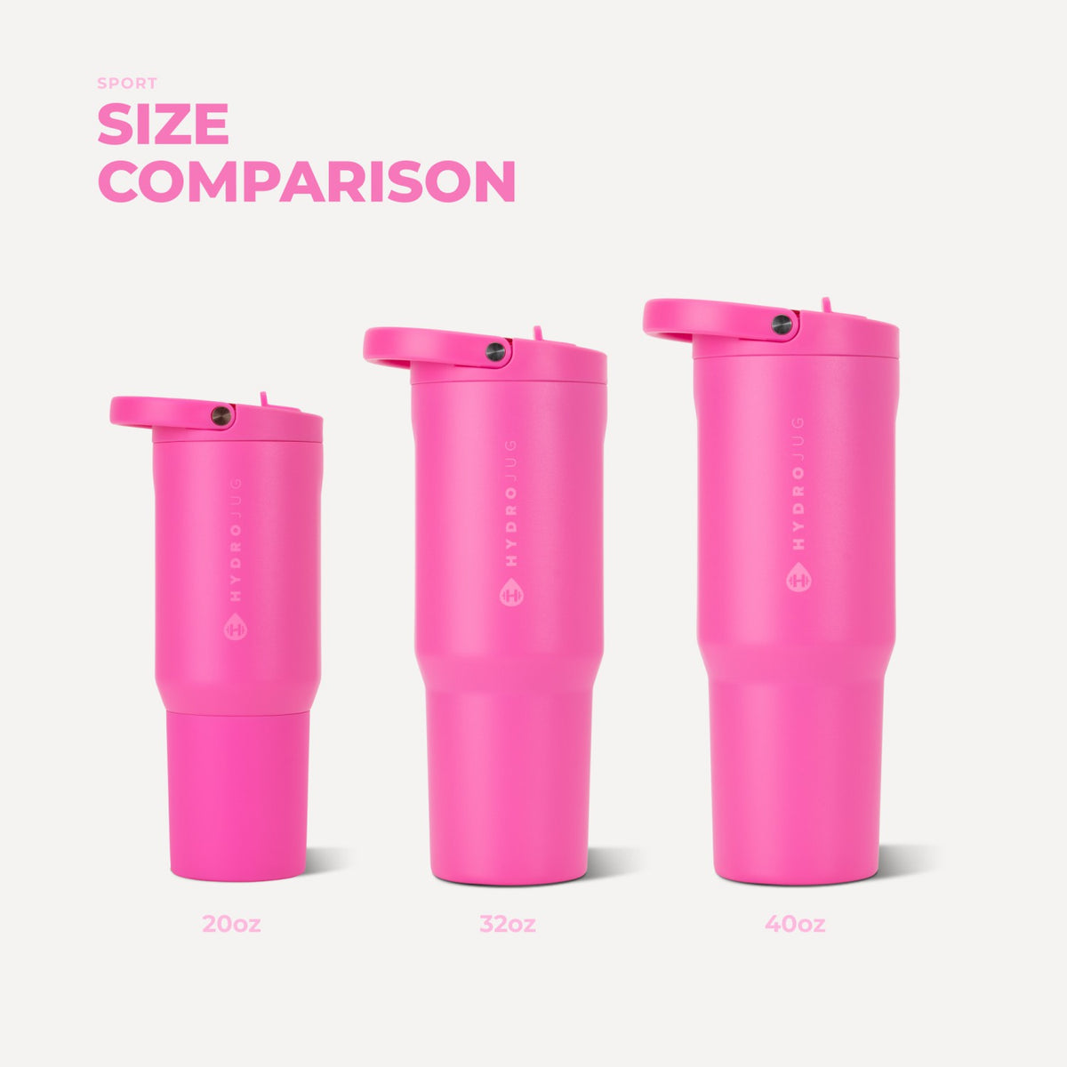 HYDROJUG Latest / HydroJug Sport 32oz - Leakproof Insulated Water Bottle, Workout & Hike – Razzle