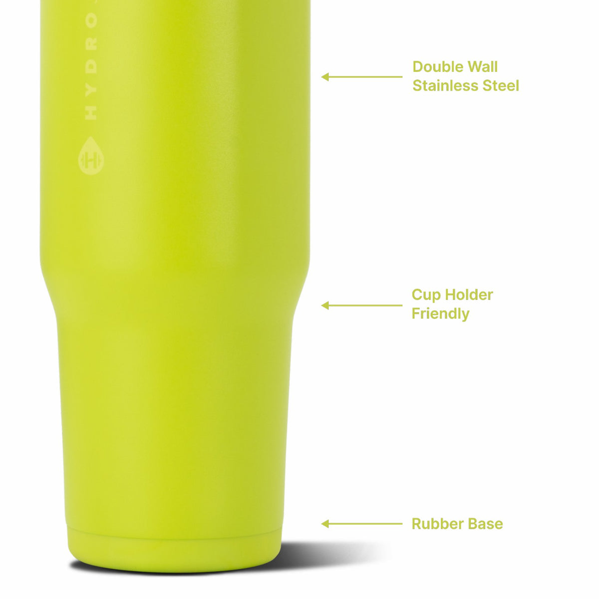 HYDROJUG Top Pick / HydroJug Ease2o 32oz - Compact Water Bottle with Straw & Chug Spout β Lemon Lime