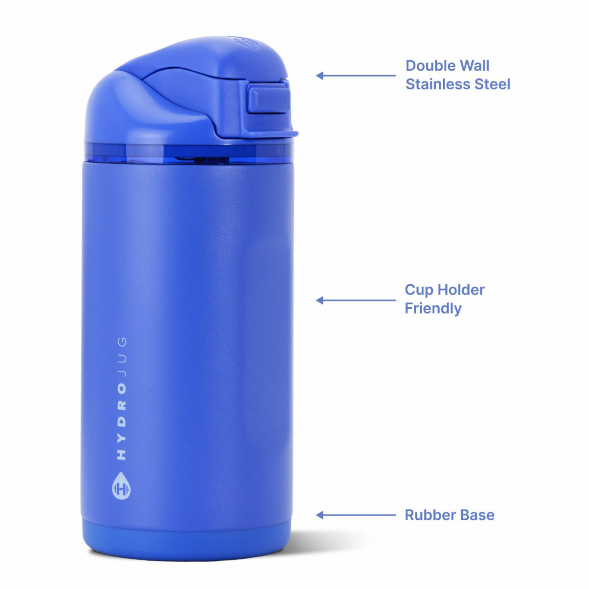 HYDROJUG Trending / HydroJug Ease2o 14oz - Leakproof 2-in-1 Kids Water Bottle with Straw & Chug Spout – Berry Pop