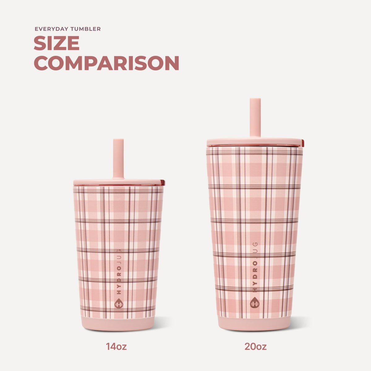 HYDROJUG Smart Buy / HydroJug Everyday Tumbler 20oz - Pillow Talk Plaid