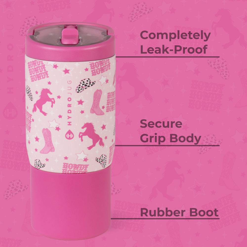 HYDROJUG Classic / HydroJug Sport 14oz - Compact Leakproof Kids Water Bottle – Cowgirl