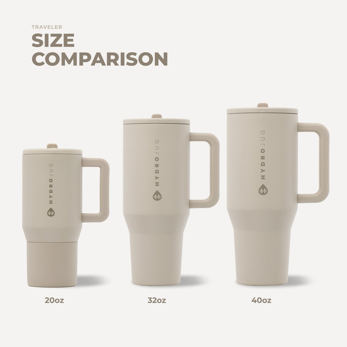 HYDROJUG Featured / HydroJug Traveler 40oz - Dune