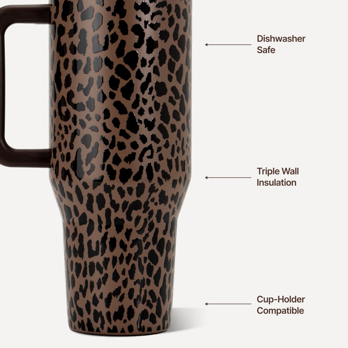 HYDROJUG Quality / HydroJug Traveler 32oz - Brown Leopard