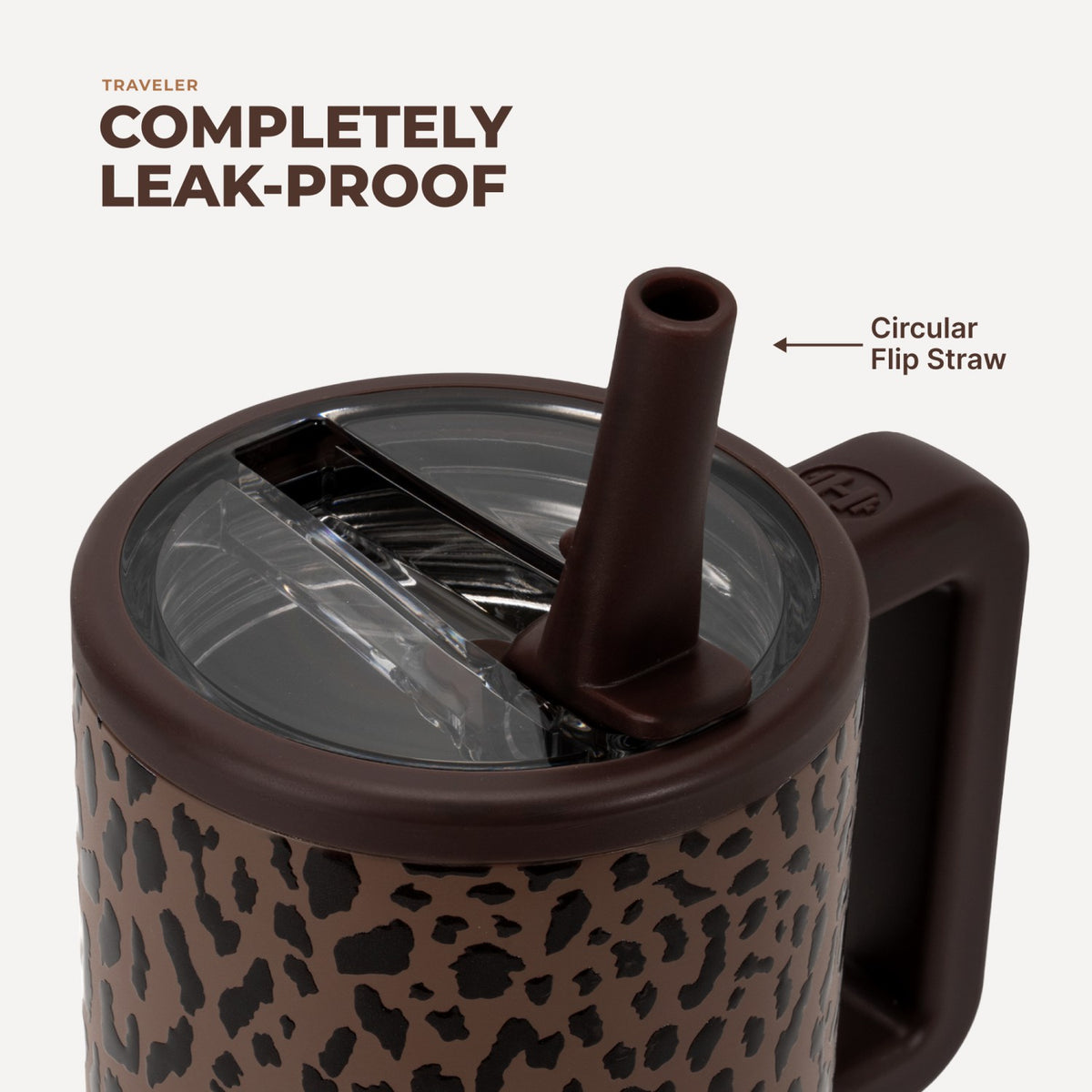 HYDROJUG New / HydroJug Traveler 20oz - Brown Leopard