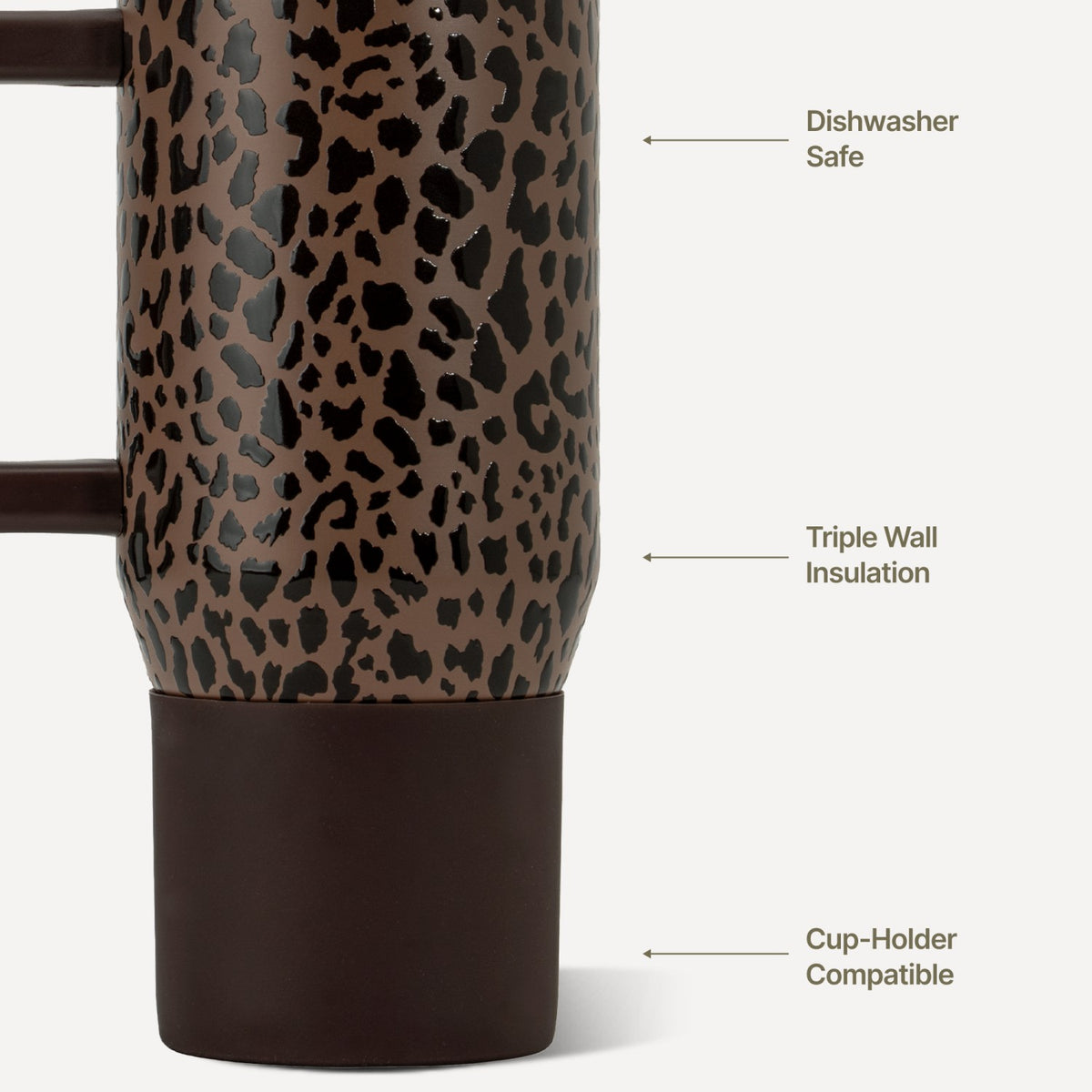 HYDROJUG New / HydroJug Traveler 20oz - Brown Leopard