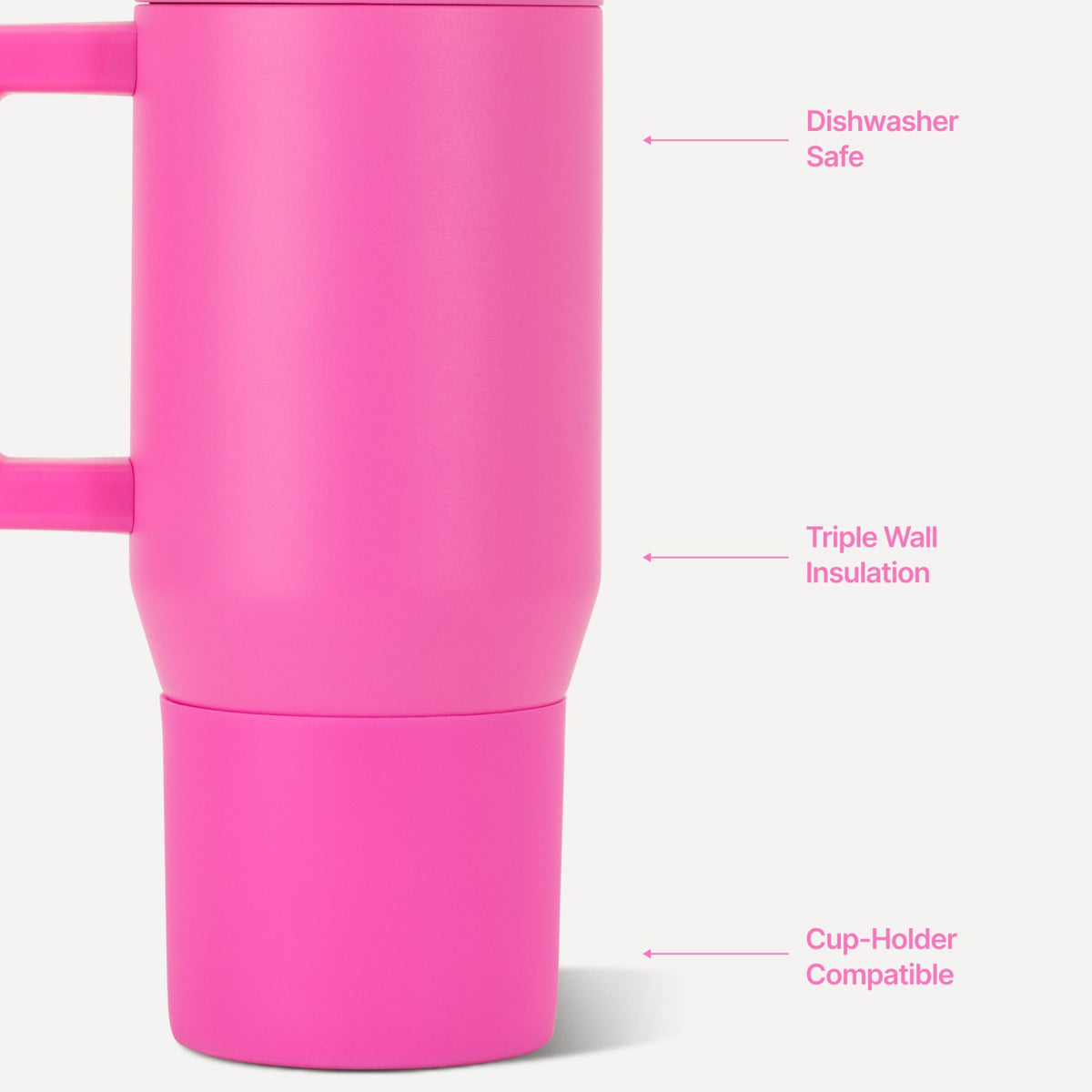 HYDROJUG Everyday / HydroJug Traveler 20oz - Compact Insulated Tumbler with Handle – Razzle