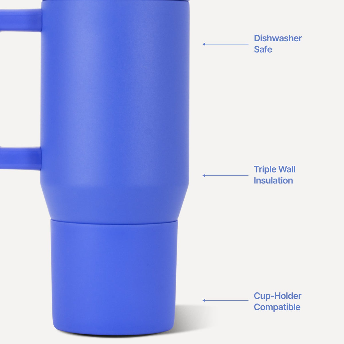 HYDROJUG Latest / HydroJug Traveler 20oz - Compact Insulated Tumbler with Handle – Berry Pop