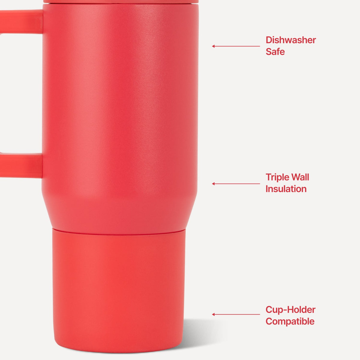 HYDROJUG Popular / HydroJug Traveler 20oz - Compact Insulated Tumbler with Handle – Fruit Punch
