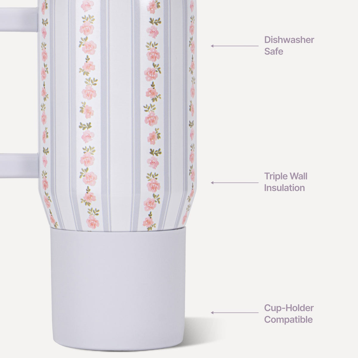 HYDROJUG Deals / HydroJug Traveler 20oz - Compact Insulated Tumbler with Handle – Primrose