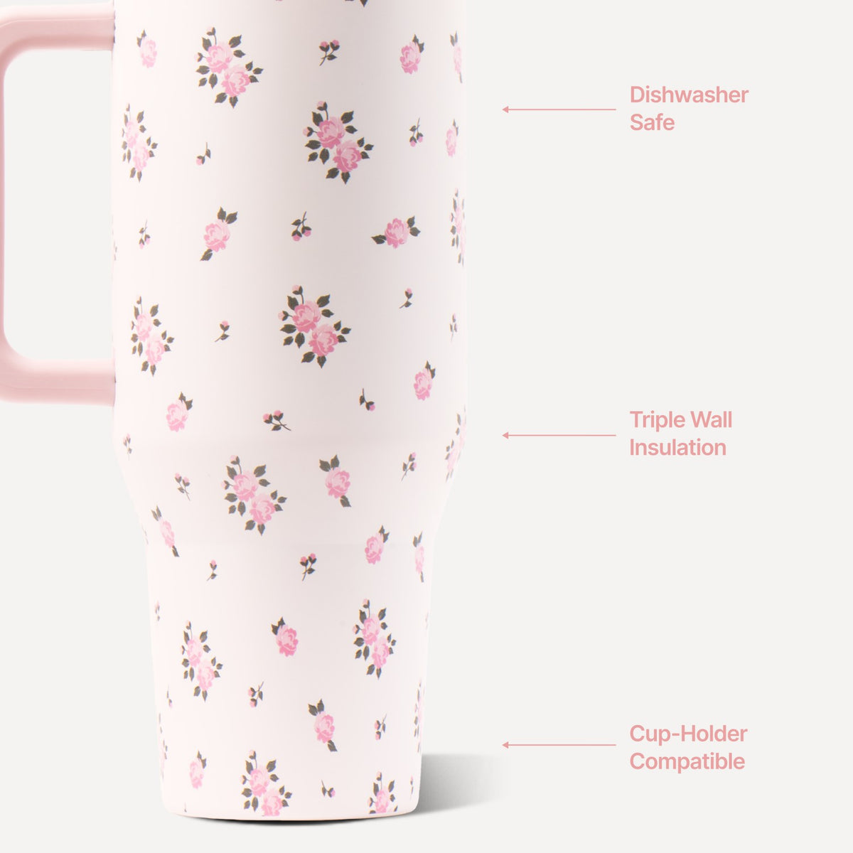 HYDROJUG Quality / HydroJug Traveler 40oz - All-Day Insulated Tumbler with Handle – Wildrose