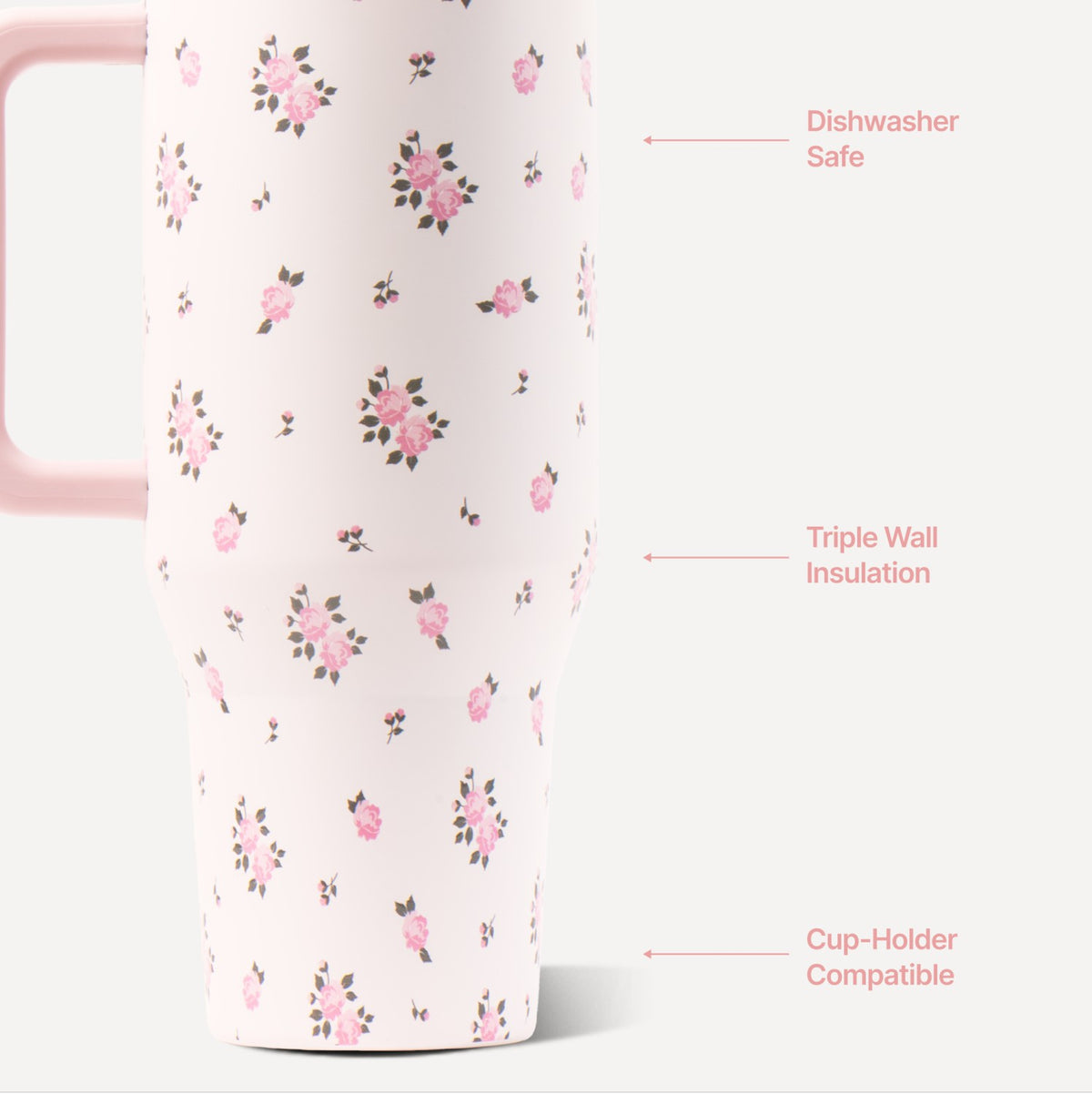HYDROJUG Everyday / HydroJug Traveler 32oz - Insulated Tumbler with Handle – Wildrose