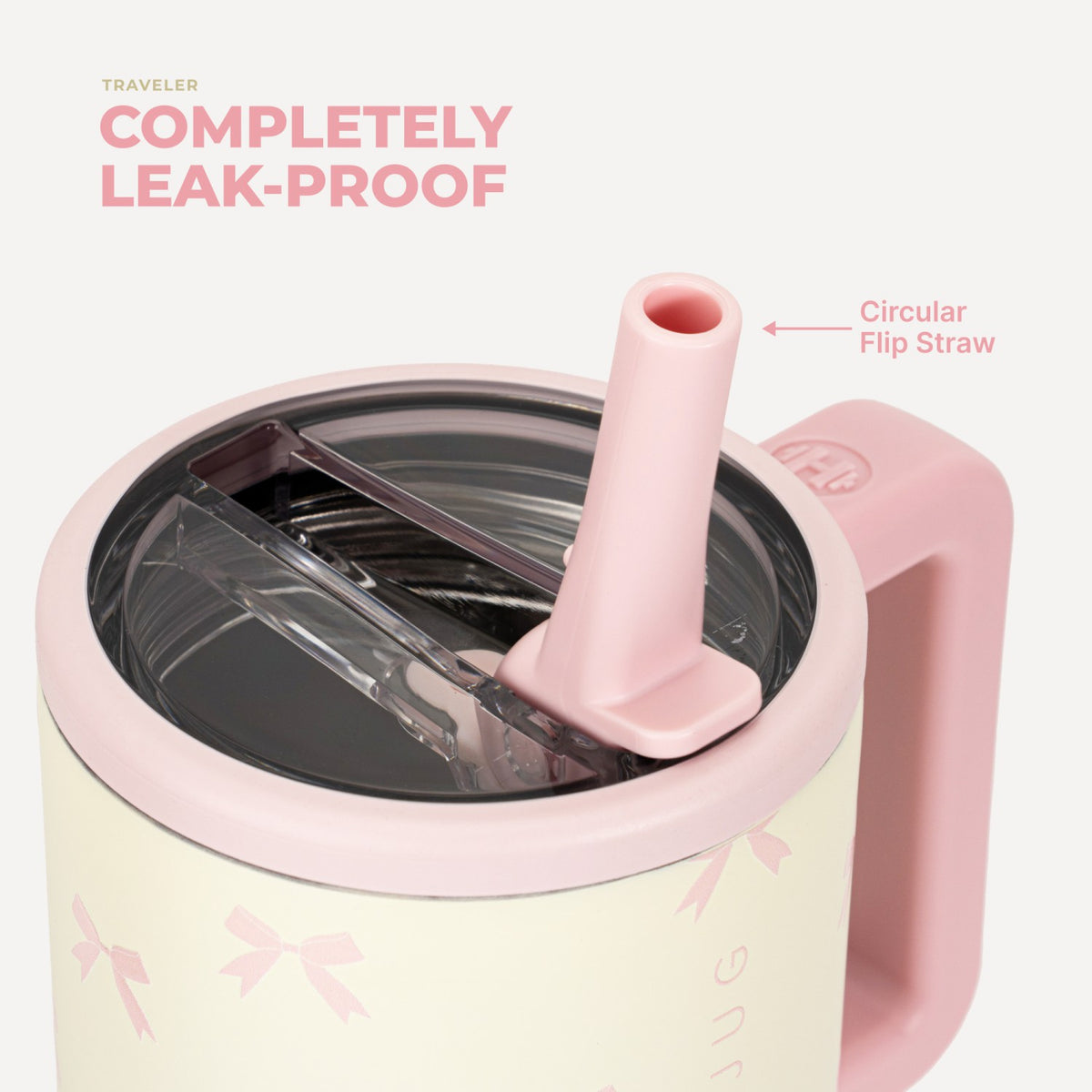 HYDROJUG Essential / HydroJug Traveler 20oz - Leakproof Kids Tumbler with Handle – Bows