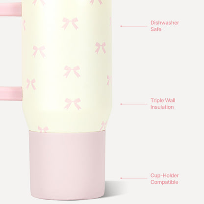HYDROJUG Essential / HydroJug Traveler 20oz - Leakproof Kids Tumbler with Handle – Bows