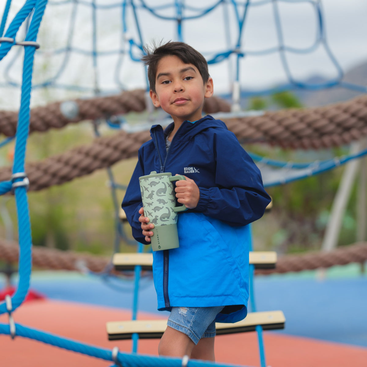 HYDROJUG Everyday / HydroJug Traveler 20oz - Leakproof Kids Tumbler with Handle – Dinosaur