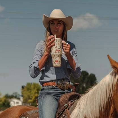 HYDROJUG Exclusive / HydroJug Traveler 40oz - All-Day Insulated Tumbler with Handle – Rodeo