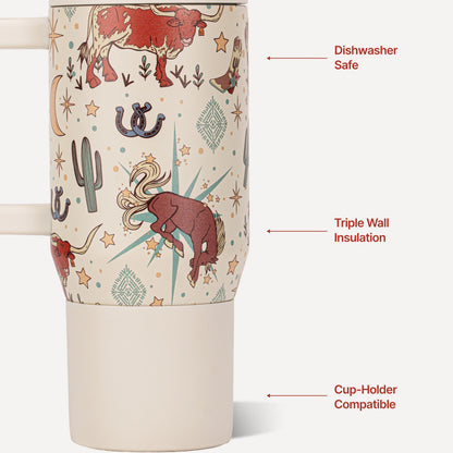 HYDROJUG Best Seller / HydroJug Traveler 20oz - Compact Insulated Tumbler with Handle – Rodeo
