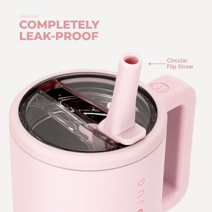 HYDROJUG Sale / HydroJug Traveler 20oz - Compact Insulated Tumbler with Handle – Pink Sand