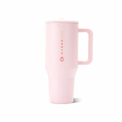 HYDROJUG Classic / HydroJug Traveler 40oz - All-Day Insulated Tumbler with Handle – Pink Sand