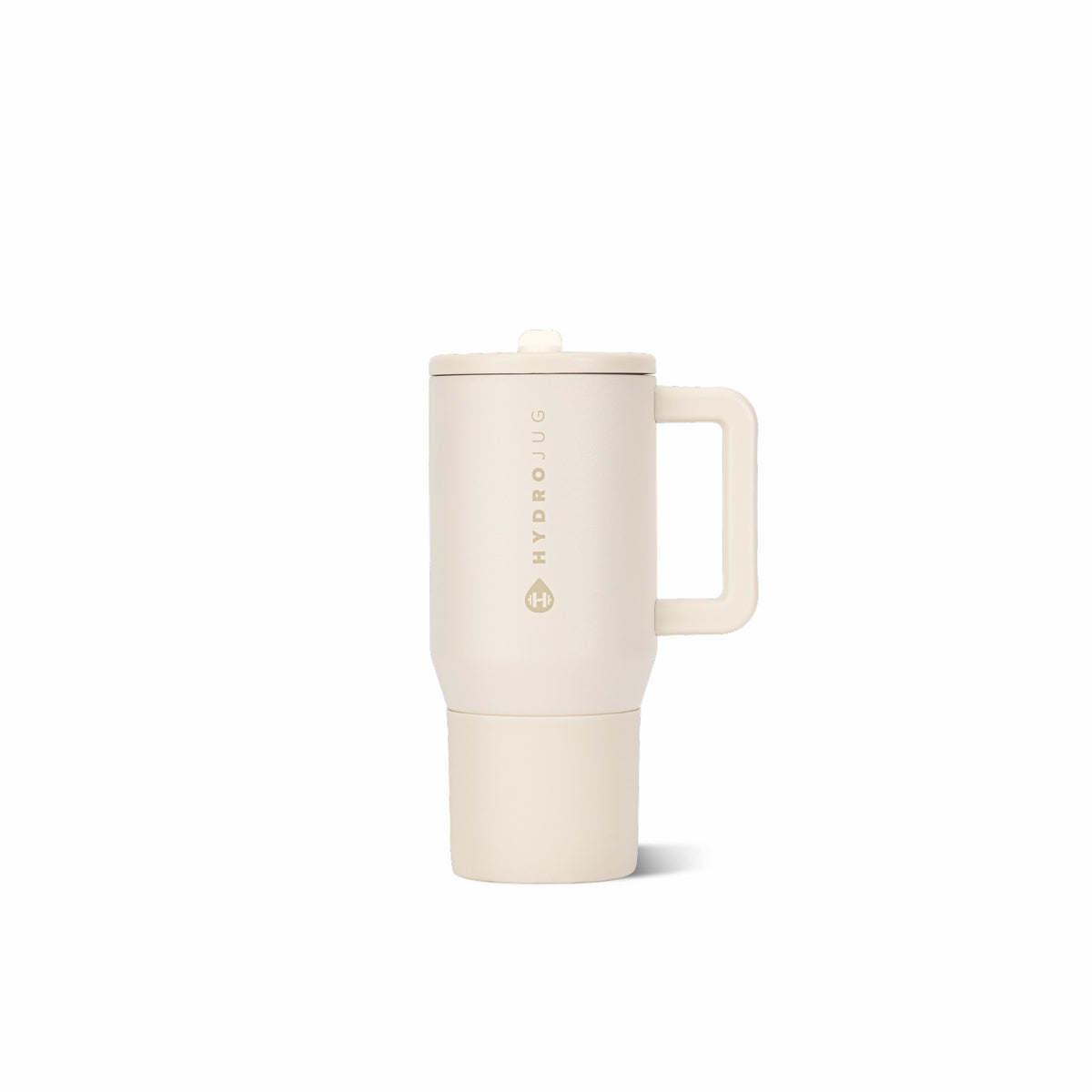 HYDROJUG New / HydroJug Traveler 20oz - Compact Insulated Tumbler with Handle – Cream
