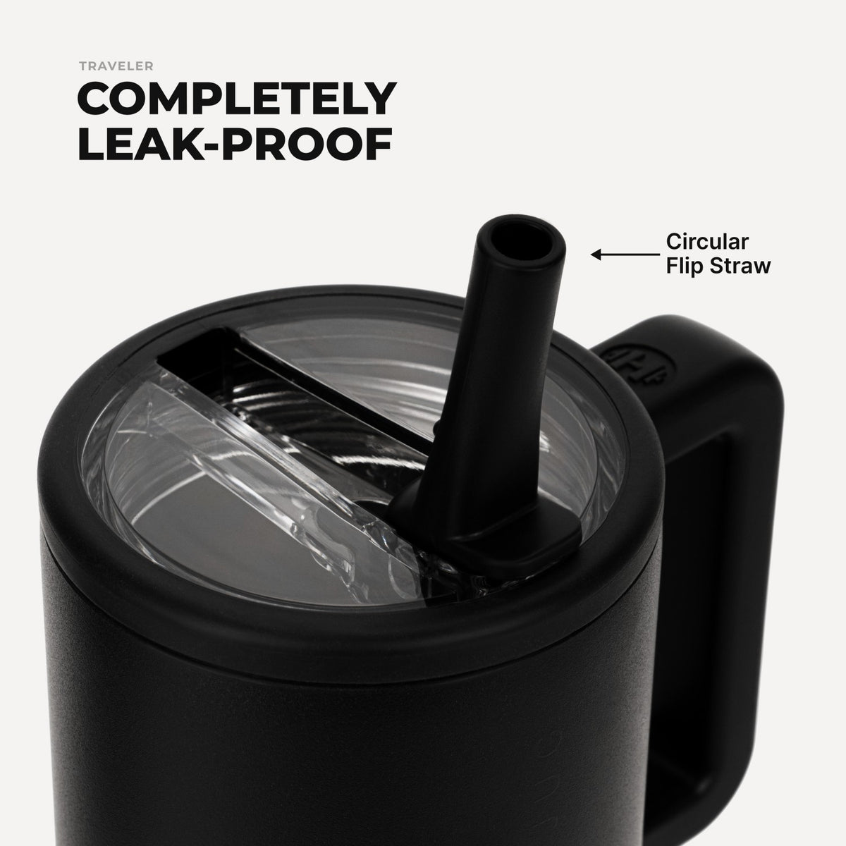 HYDROJUG Best Seller / HydroJug Traveler 20oz - Compact Insulated Tumbler with Handle – Black