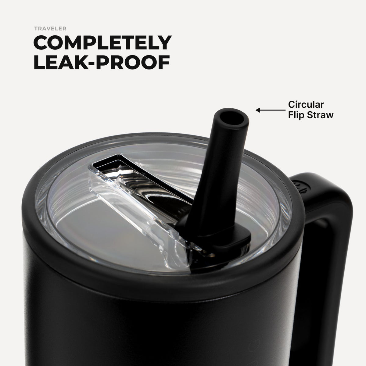 HYDROJUG New / HydroJug Traveler 32oz - Leakproof Insulated Tumbler with Handle – Black