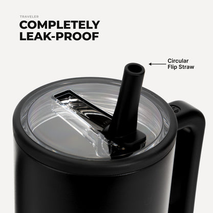 HYDROJUG Best Price / HydroJug Traveler 40oz - All-Day Insulated Tumbler with Handle – Black