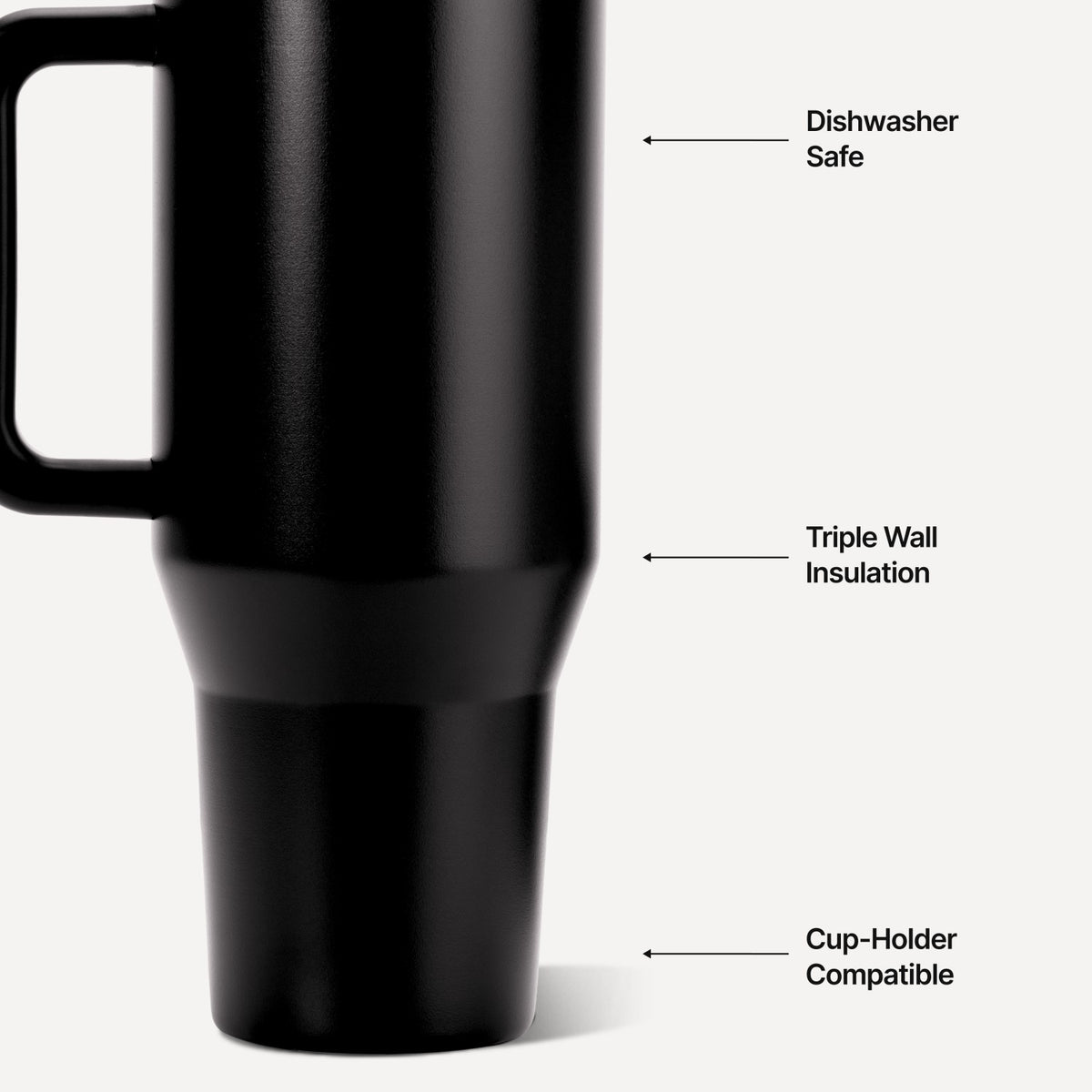 HYDROJUG Best Price / HydroJug Traveler 40oz - All-Day Insulated Tumbler with Handle – Black