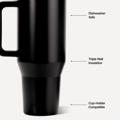 HYDROJUG Best Price / HydroJug Traveler 40oz - All-Day Insulated Tumbler with Handle – Black