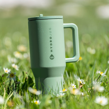 HYDROJUG Signature / HydroJug Traveler 32oz - Leakproof Insulated Tumbler with Handle – Sage