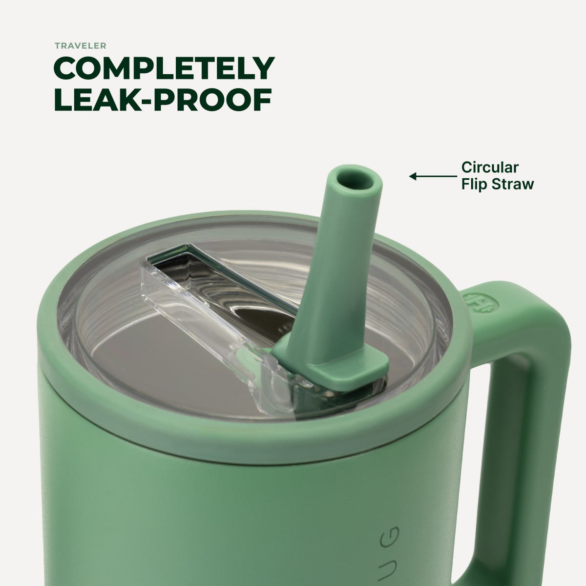 HYDROJUG Signature / HydroJug Traveler 32oz - Leakproof Insulated Tumbler with Handle – Sage
