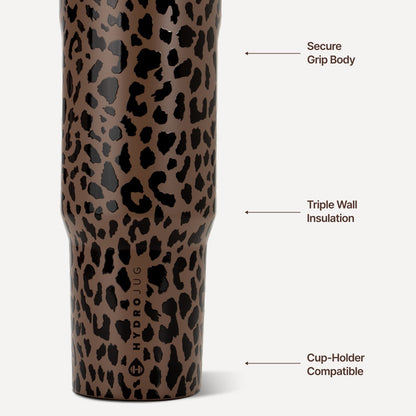 HYDROJUG Popular / HydroJug Sport 32oz - Brown Leopard