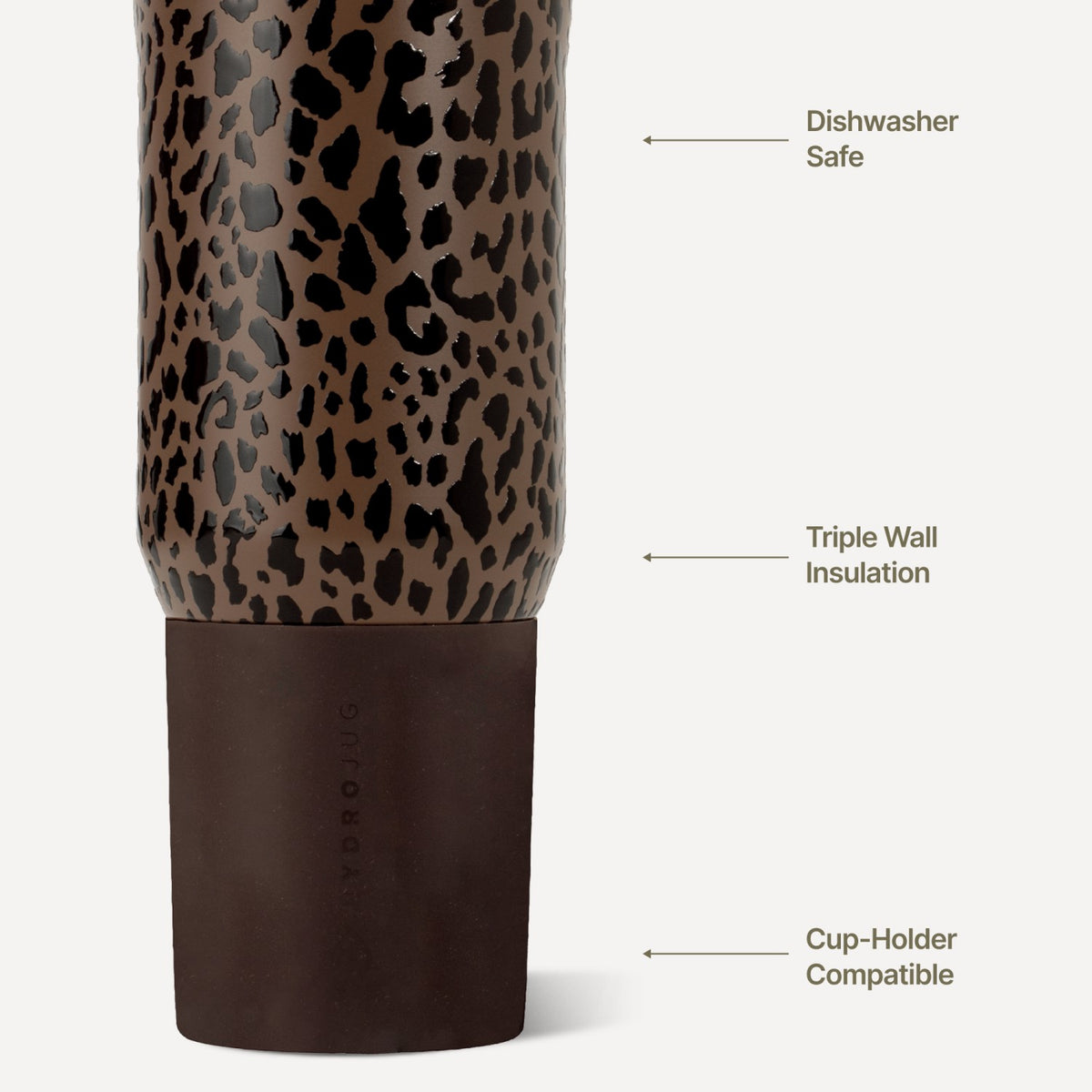 HYDROJUG Deals / HydroJug Sport 20oz - Brown Leopard