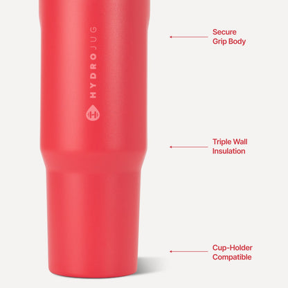 HYDROJUG Premium / HydroJug Sport 40oz - Large Leakproof Insulated Water Bottle – Fruit Punch