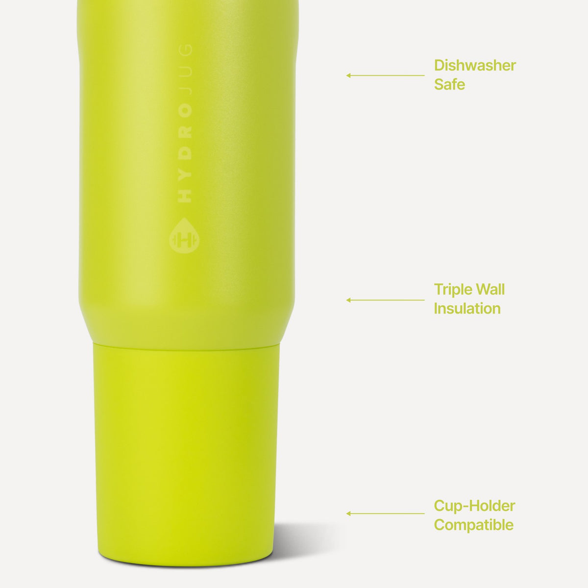 HYDROJUG Sale / HydroJug Sport 20oz - Insulated Water Bottle, Leakproof Flip Straw – Lemon Lime