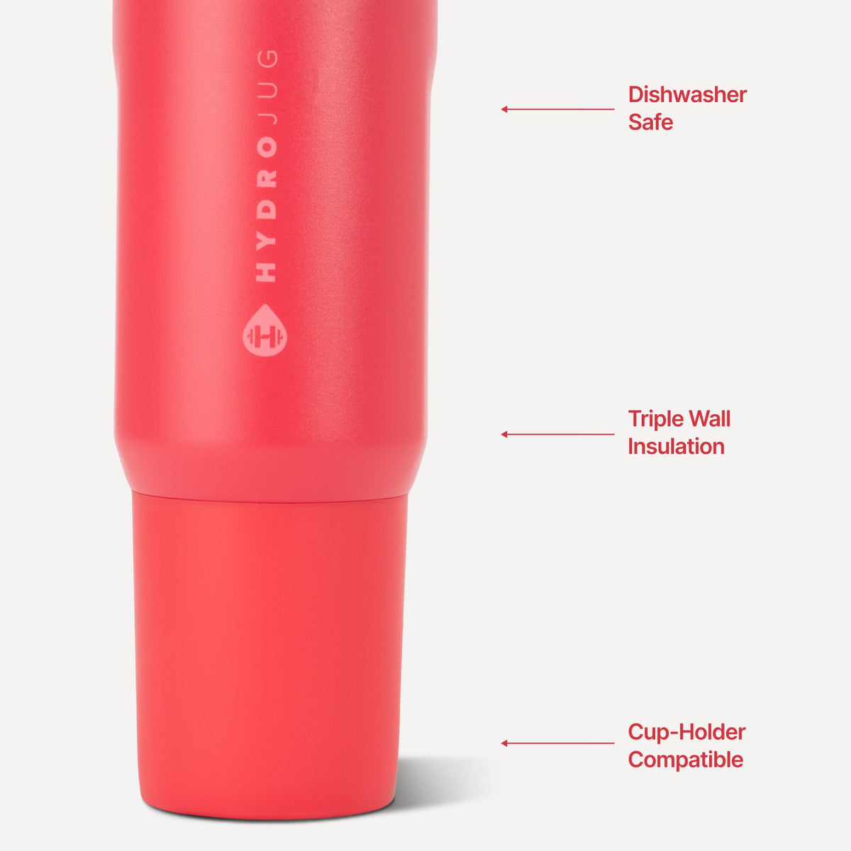HYDROJUG Value / HydroJug Sport 20oz - Insulated Water Bottle, Leakproof Flip Straw – Fruit Punch