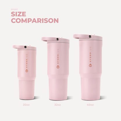 HYDROJUG Signature / HydroJug Sport 32oz - Leakproof Insulated Water Bottle, Workout & Hike – Pink Sand