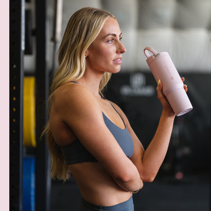HYDROJUG Great Value / HydroJug Sport 20oz - Insulated Water Bottle, Leakproof Flip Straw – Pink Sand