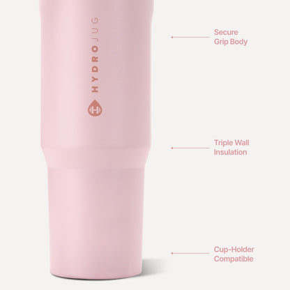 HYDROJUG Trending / HydroJug Sport 40oz - Large Leakproof Insulated Water Bottle – Pink Sand