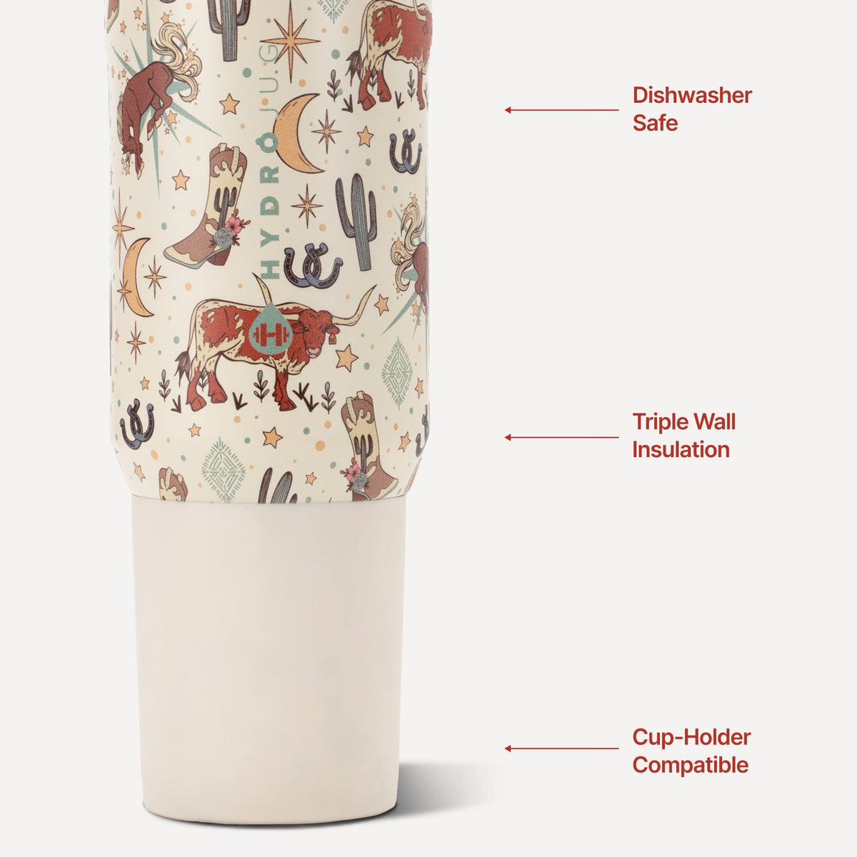 HYDROJUG Popular / HydroJug Sport 20oz - Insulated Water Bottle, Leakproof Flip Straw – Rodeo