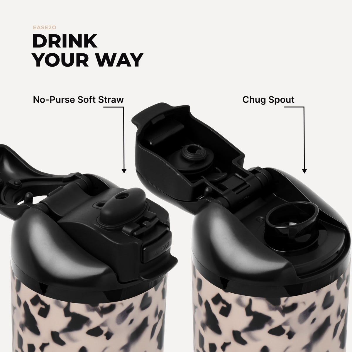 HYDROJUG Featured / HydroJug Ease2o 32oz - Blonde Tortoise