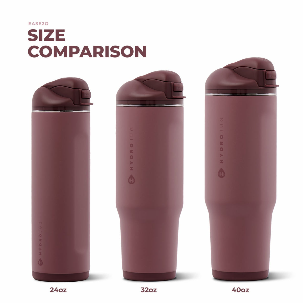 HYDROJUG Exclusive / HydroJug Ease2o 40oz - Canyon Rose