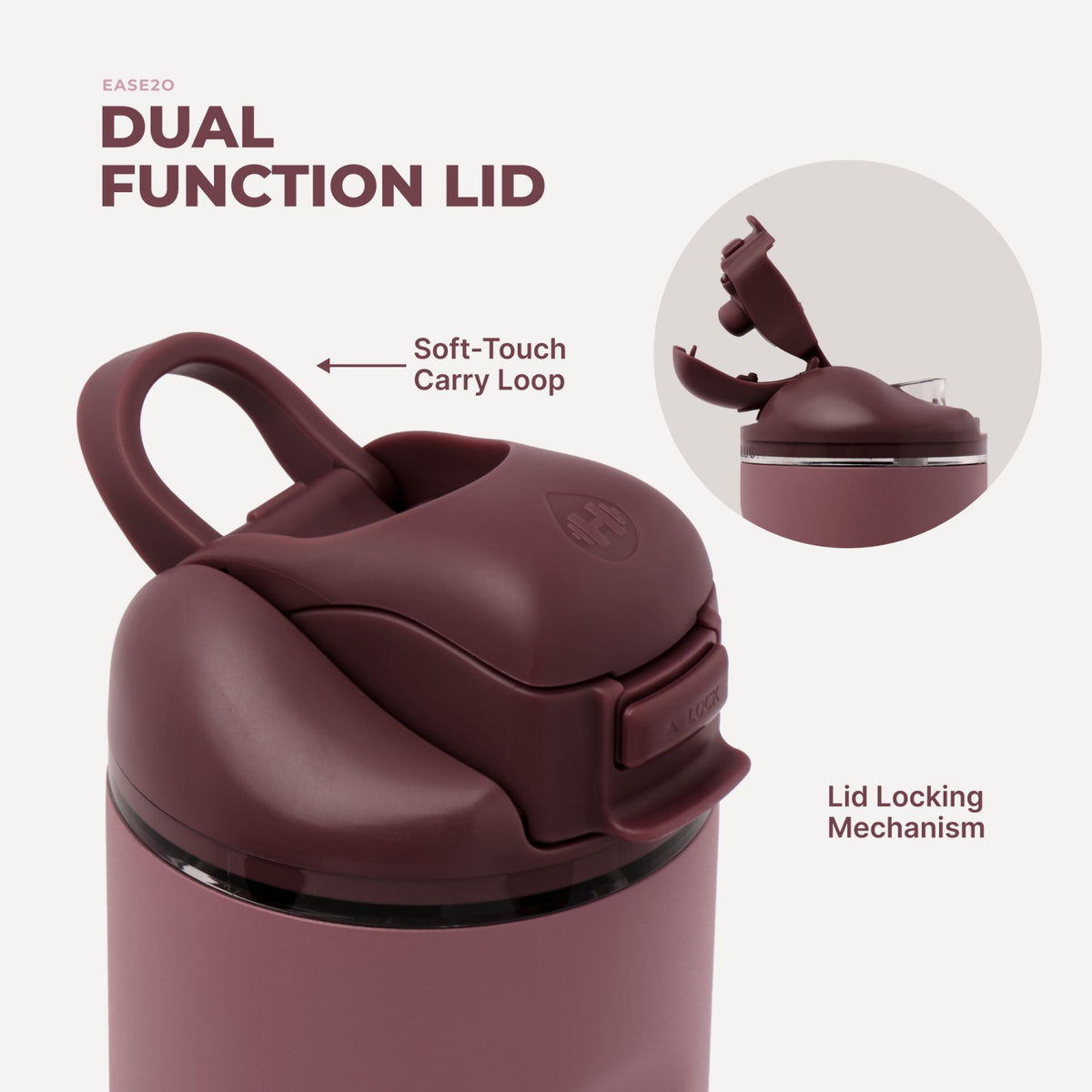 HYDROJUG Discount / HydroJug Ease2o 24oz - Canyon Rose