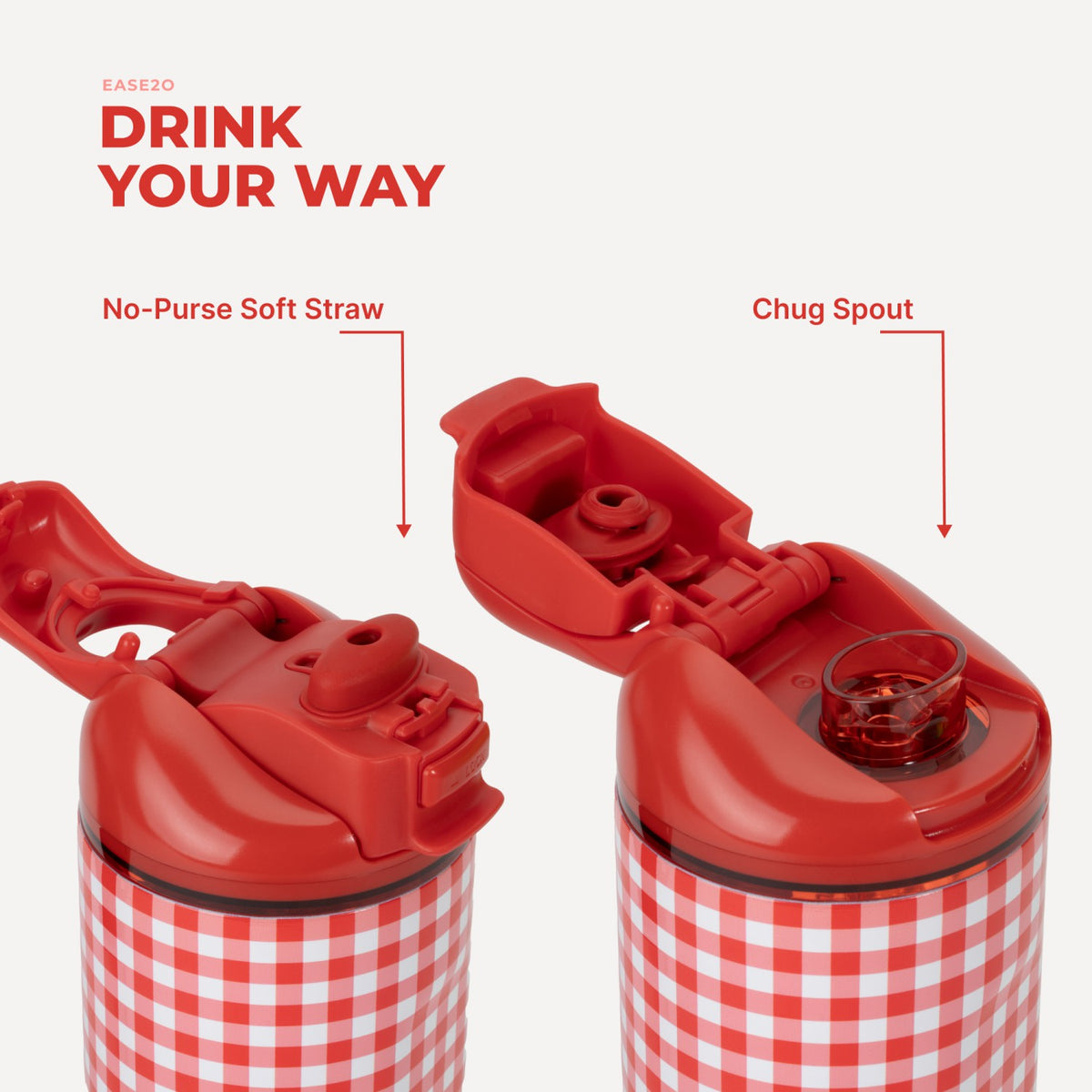HYDROJUG Hot Sale / HydroJug Ease2o 32oz - Compact Water Bottle with Straw & Chug Spout – Summer Picnic