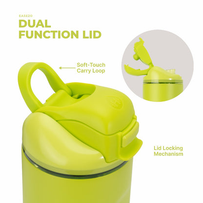 HYDROJUG Top Pick / HydroJug Ease2o 32oz - Compact Water Bottle with Straw & Chug Spout – Lemon Lime