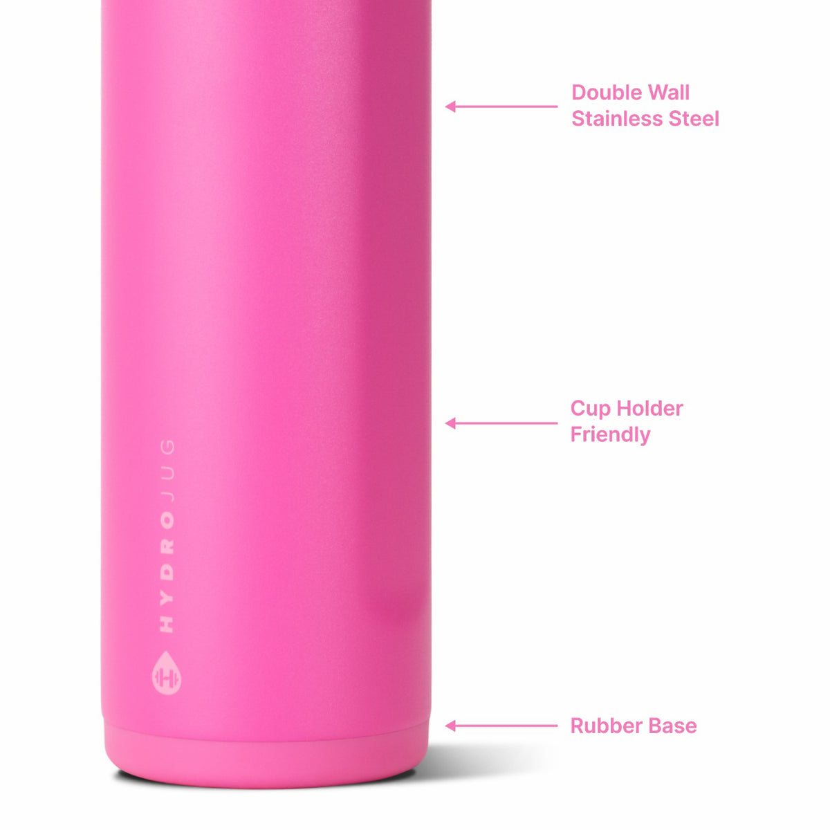 HYDROJUG Classic / HydroJug Ease2o 24oz - 2-in-1 Water Bottle with Soft Straw & Chug Spout – Razzle