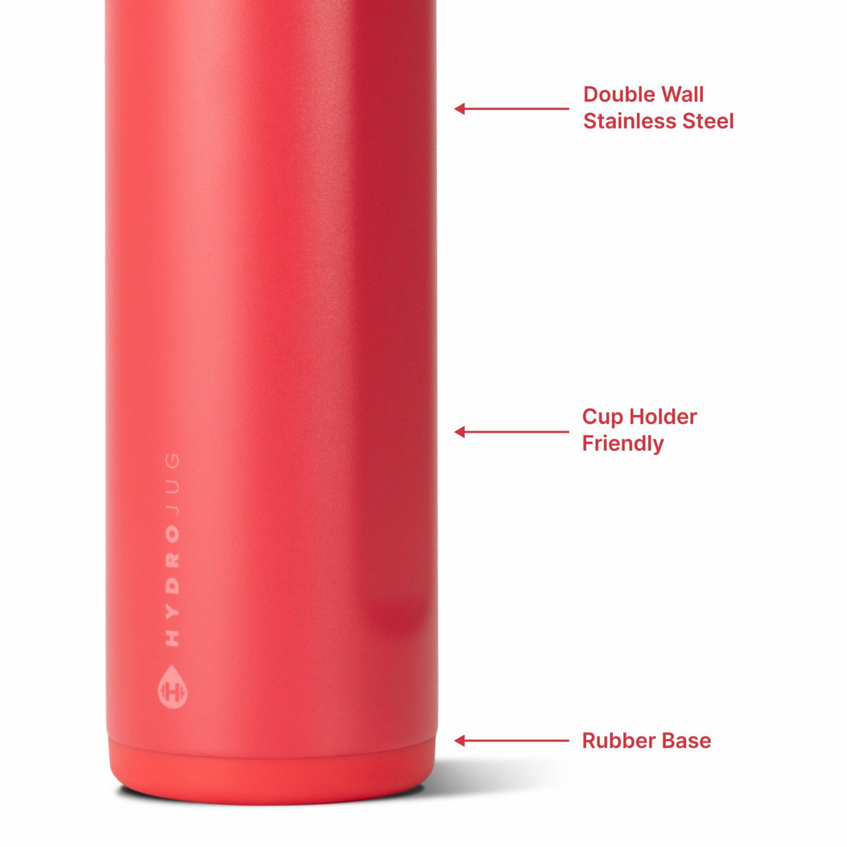HYDROJUG Customer Favorite / HydroJug Ease2o 24oz - 2-in-1 Water Bottle with Soft Straw & Chug Spout – Fruit Punch