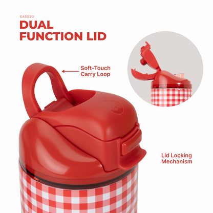HYDROJUG Latest / HydroJug Ease2o 14oz - Leakproof 2-in-1 Kids Water Bottle with Straw & Chug Spout – Summer Picnic