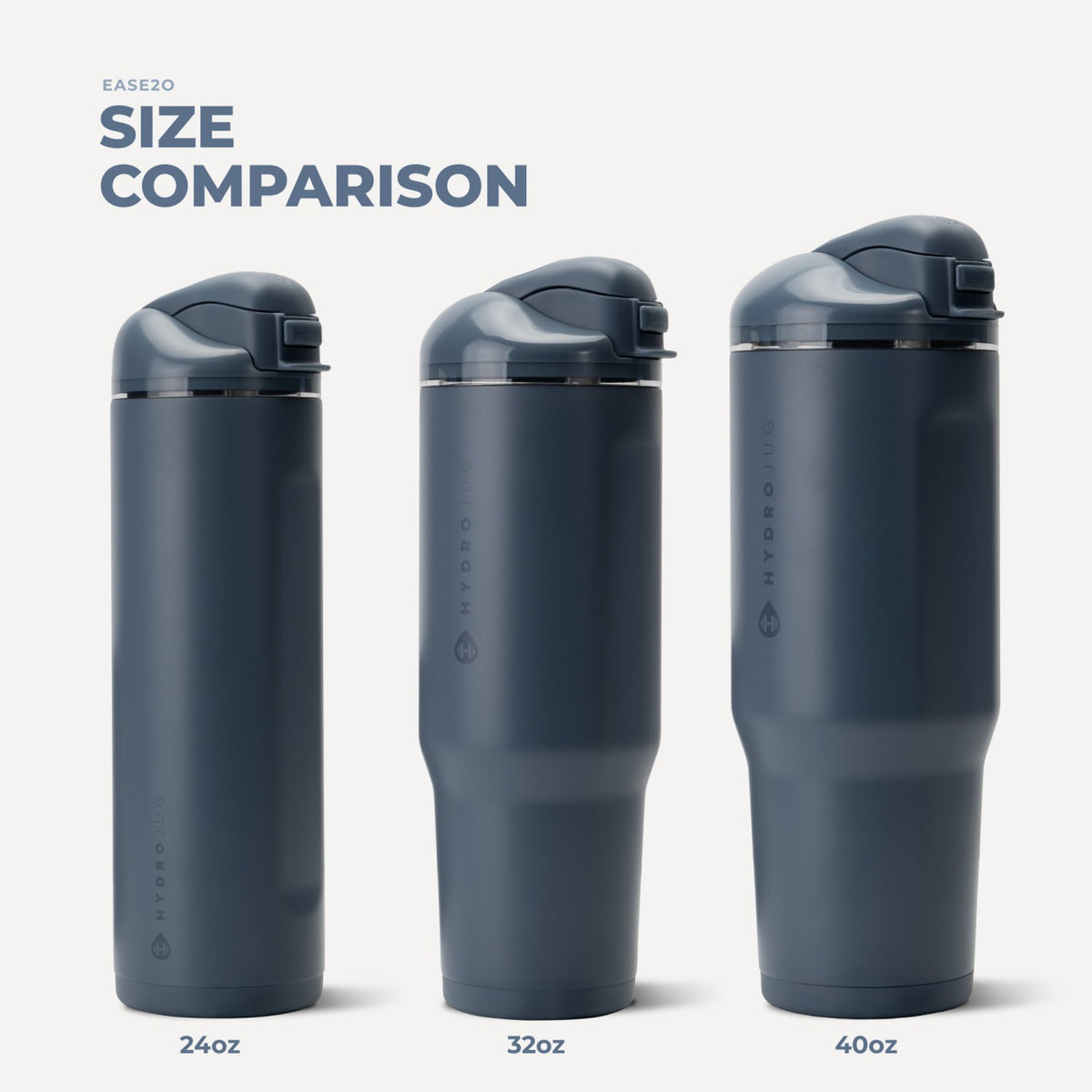 HYDROJUG Best Seller / HydroJug Ease2o 32oz - Compact Water Bottle with Straw & Chug Spout – Cascade