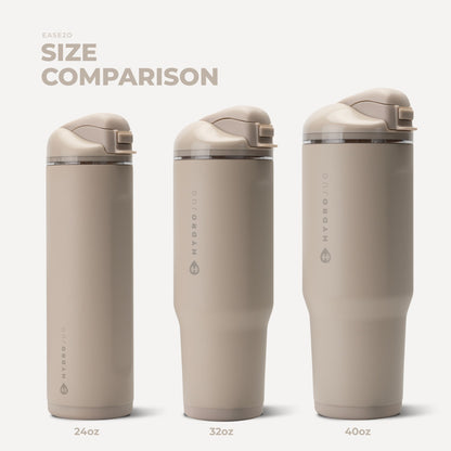 HYDROJUG Great Value / HydroJug Ease2o 40oz - Dual-Function Water Bottle with Straw & Chug Spout – Dune